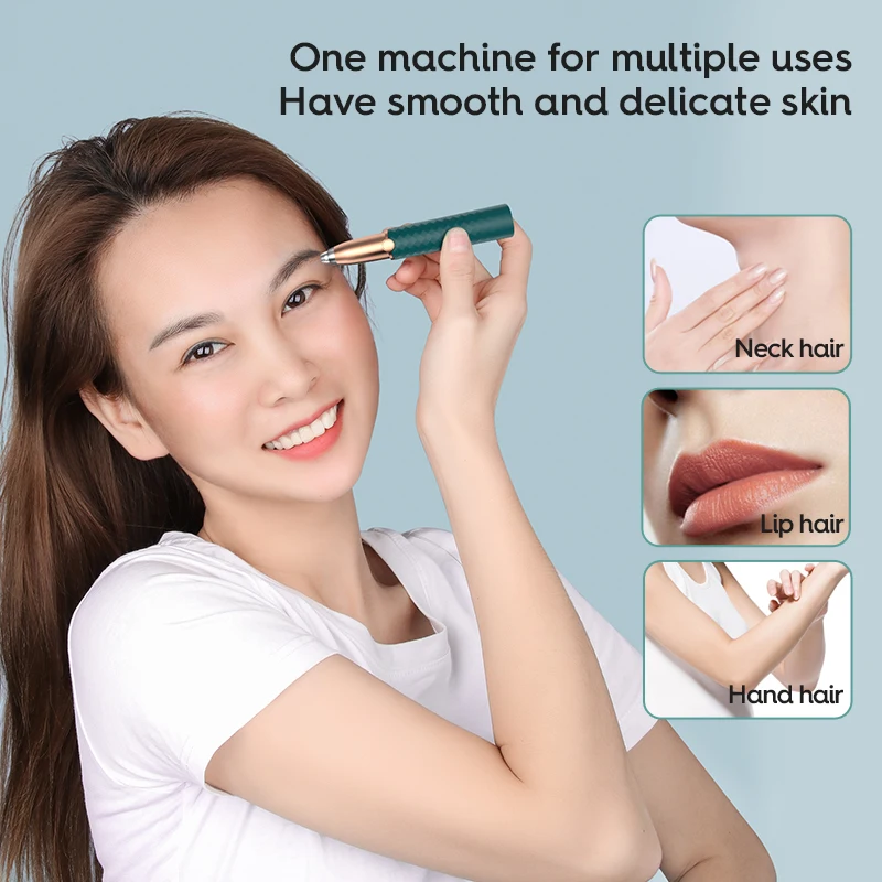 

Home Mini Lipstick Facial Brows Body Electric Shaving Hair Remover Battery Eletric Trimmer Epilator for Women Hair Removal