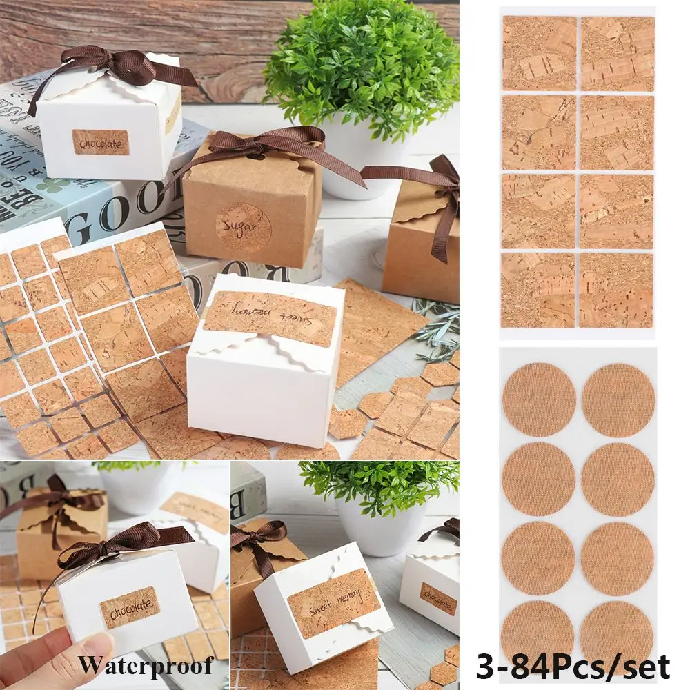 

Kitchen Waterproof Gift Packaging Book Management Wooden Labels Sticker Classification Label Bottle Tags Jars Marker