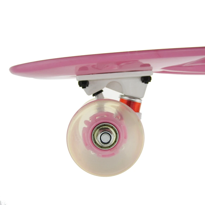 Mini Cruiser Skateboard for Beginners Kids 22inch PP Panel Child Outdoor Sport Fish Board Non-Slip  Спорт и