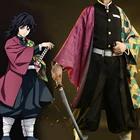 Костюм для косплея из аниме рассекающий демонов, Униформа томиоки гиюу киметасу, танджиру, камадо незуко, мужские детские строительные костюмы