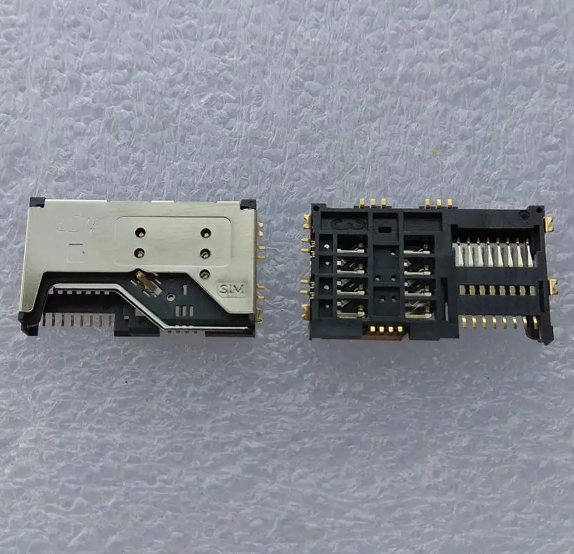 Картридер для SIM карт FLY IQ4403 IQ 4403 IQ4411 4411 50 шт./лот|sim card reader connector|card slotsim socket connector |