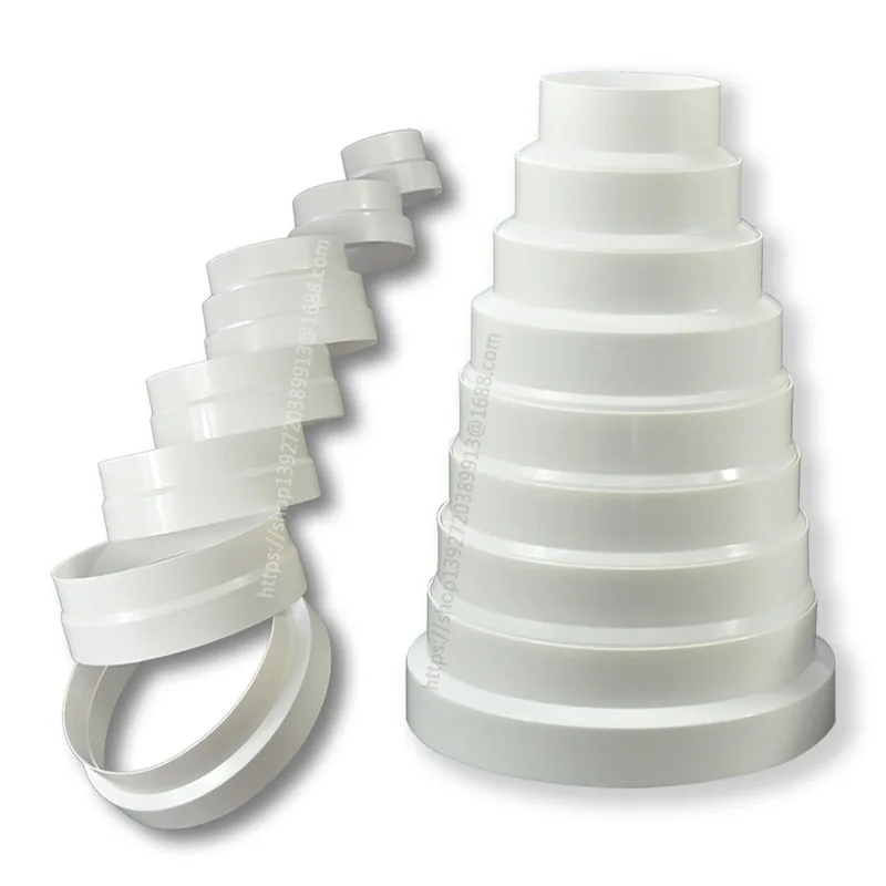 

Oil fume pipe diameter conversion reducing ring Separate size split combination 80-200 check valve interface