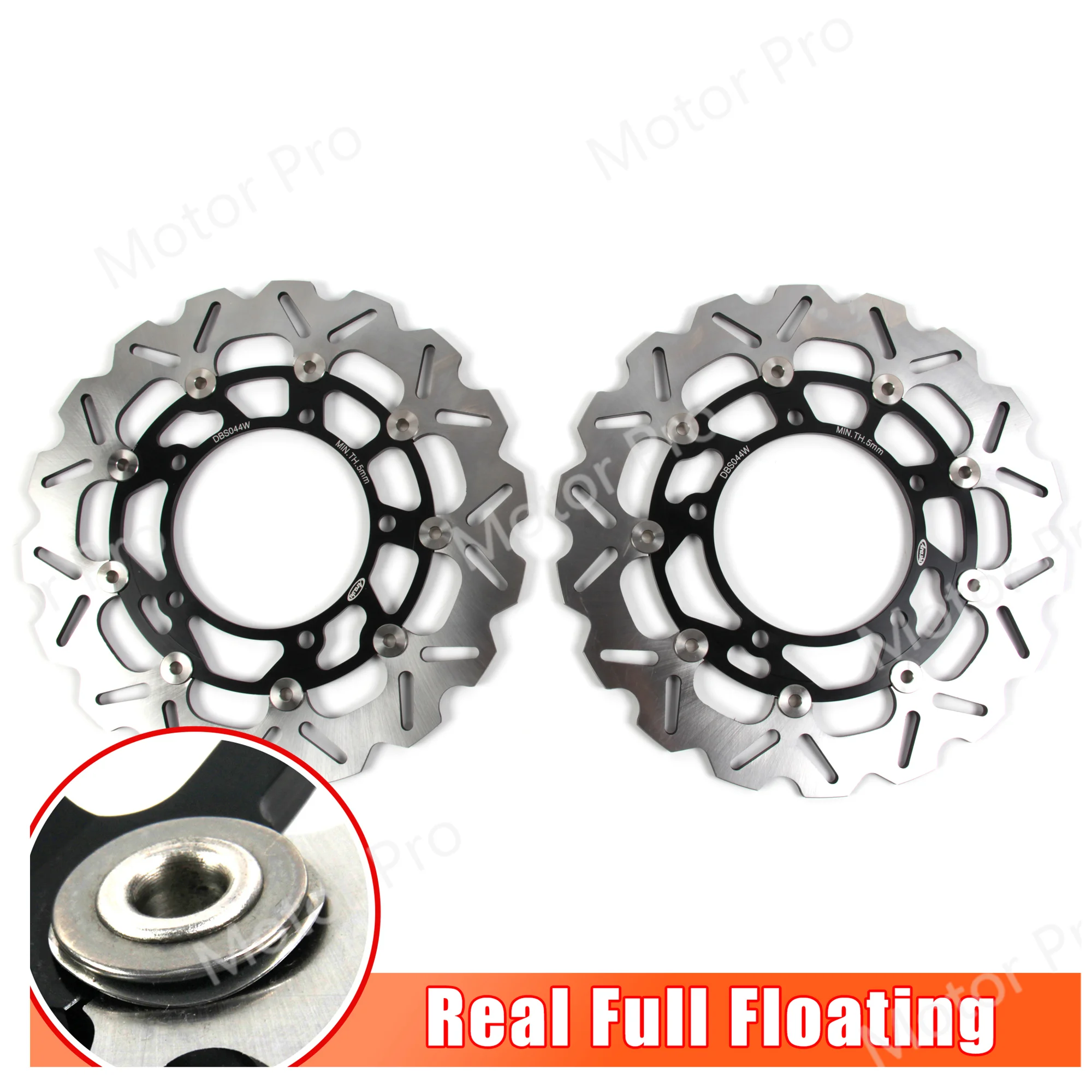 

GSX F ABS TRAVELLER 1250 2016 CNC Floating Disk Brake Rotor For Suzuki GSXF GSX-F1250 GSX1250F / GSF1250 BANDIT 2007-2011