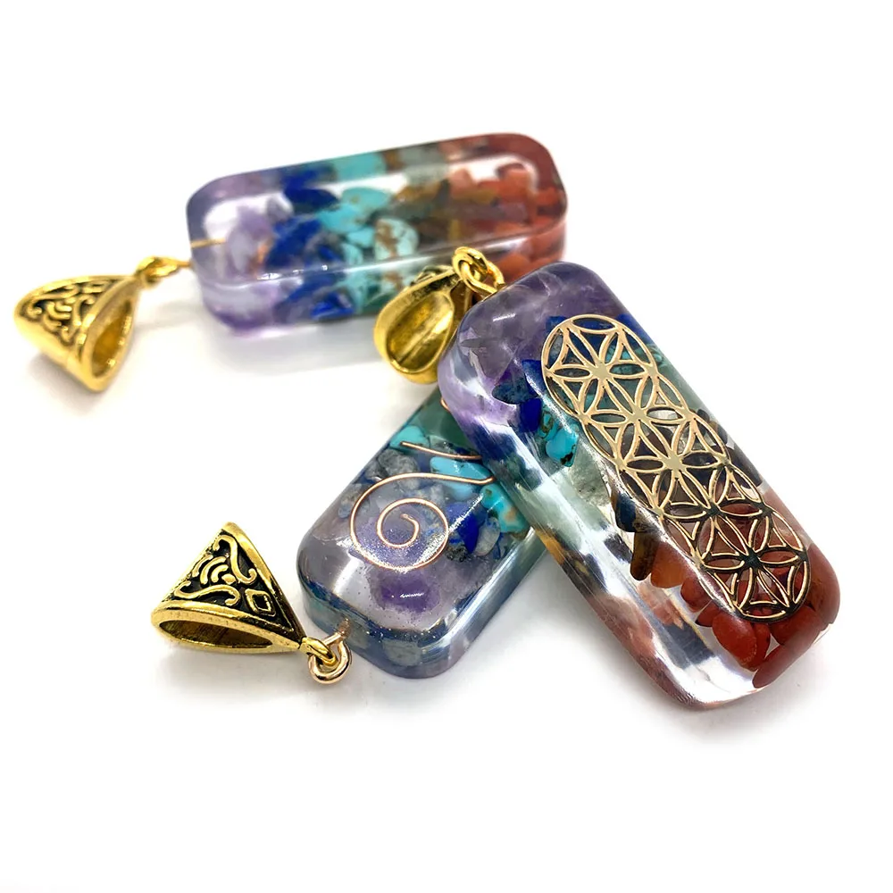 Подвеска из натурального камня в сочетании модные изысканные ювелирные изделия