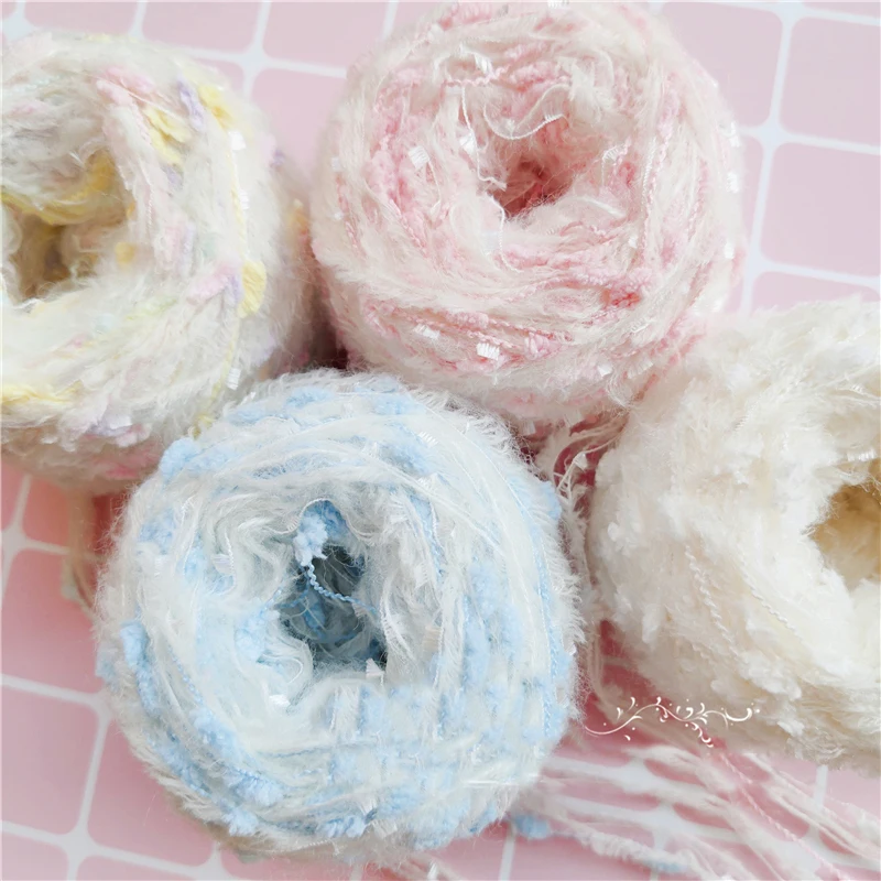 Мягкая мохеровая кашемировая пряжа MYLB для вязания сделай сам шаль шарф