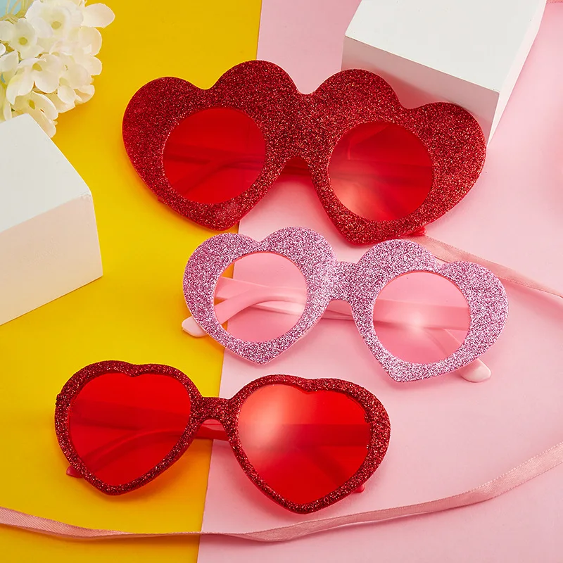 

New Love Glasses Valentine's Day KISSME Red Lip Modeling Party Glasses Funny Birthday Wedding Party Decorations