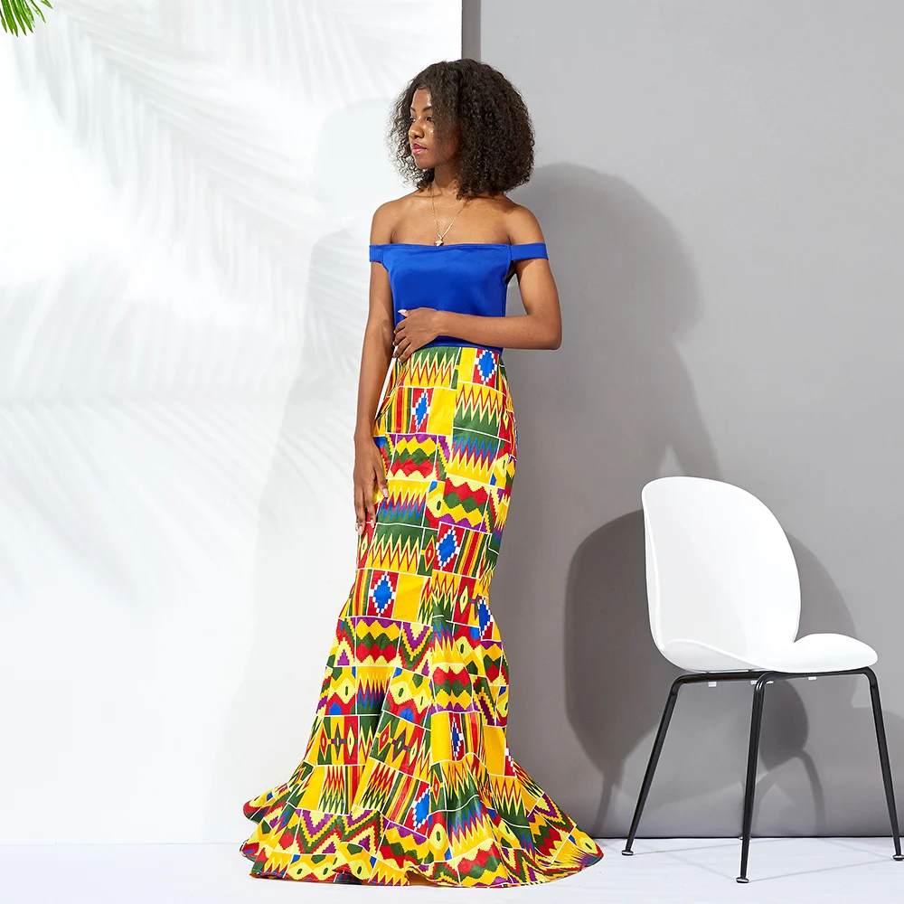 African Dresses for Women Long wax print material Men's Top 3piece Sets Couple Clothing African traditional Lover Couple Clothes
