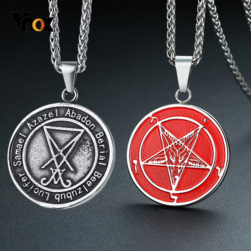 Мужское ожерелье из нержавеющей стали в стиле панк | Украшения и аксессуары