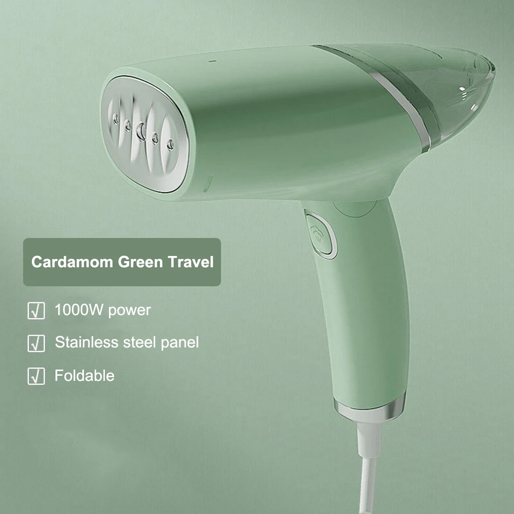 Паровой утюг 1000 Вт, портативный, бытовой, мощный, для глажки одежды, удаления морщин, электрический утюг, для путешествий, чистящая машина