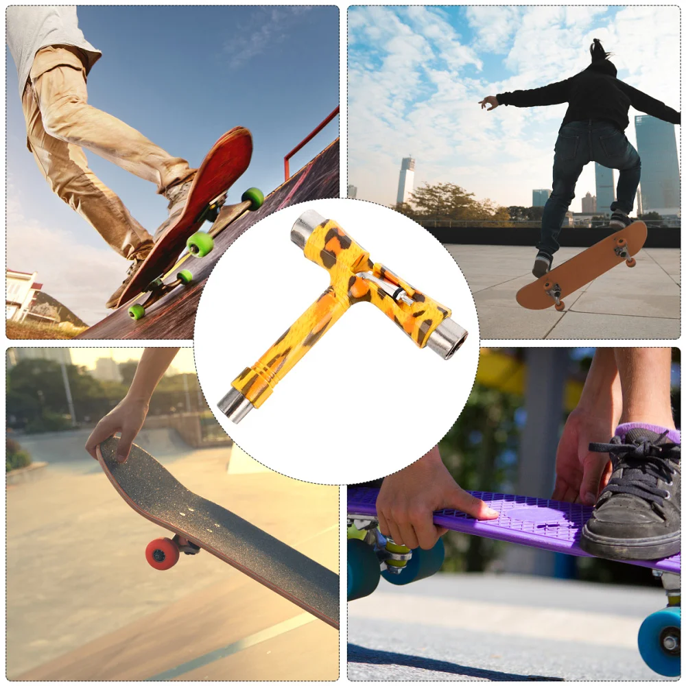 

Skateboard T Tool with T-Type Allen Key and L-Type Phillips Head Wrench