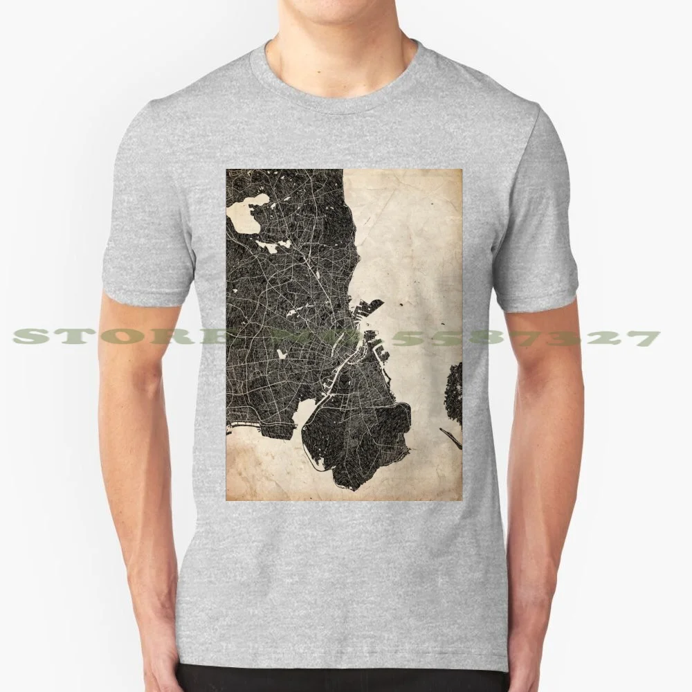 

Copenhagen Map Ink Lines Graphic Custom Funny Hot Sale Tshirt Copenhagen Map Copenhagen Map Danemark Danemark Map Plan