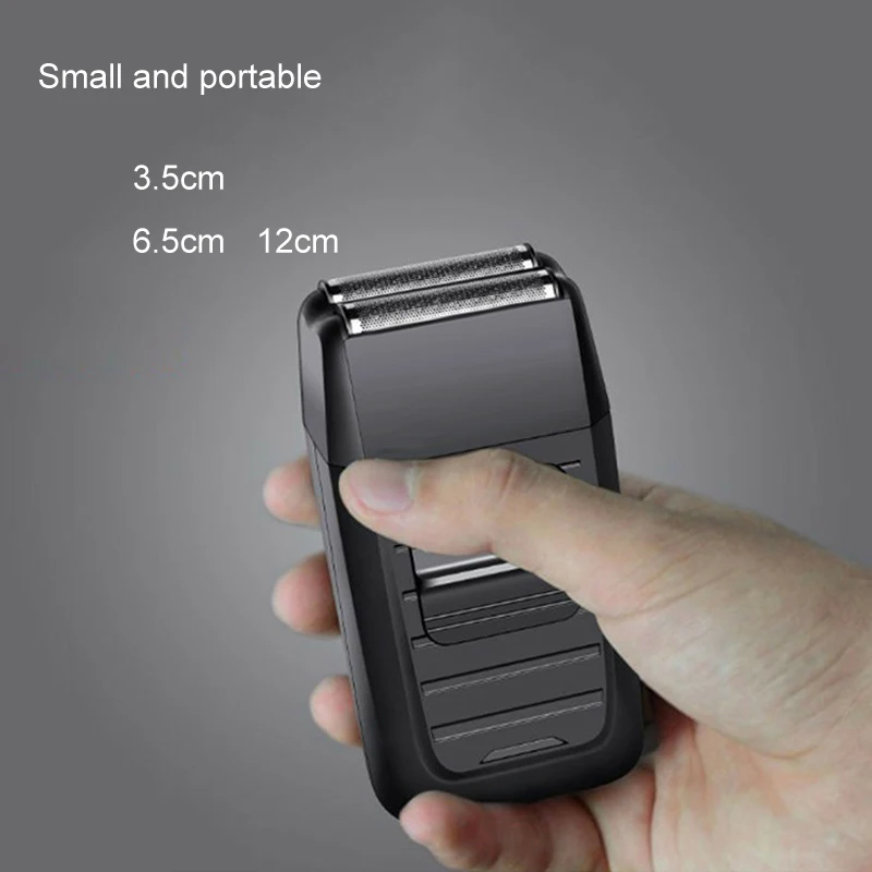 Аккумуляторная электробритва Kemei для мужчин двойное лезвие перезаряжаемый