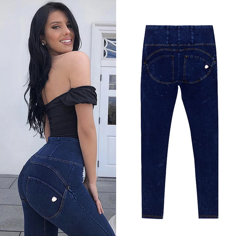 LORDLDS Women Jeans High waist Push Up Skinny Black Blue Denim Pencil Pants trousers Casual Clothing for women 2019 | Женская одежда