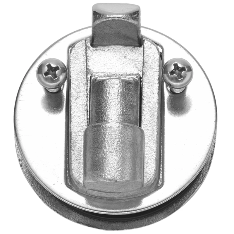 

2 дюйма, 316 дюйма, нержавеющая сталь, круглая палуба, лодка, палуба, Люк, защелка, скрытая защелка, защелка, замок для морской яхты 50 мм