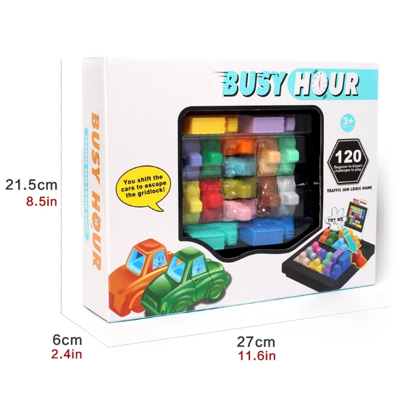 

Funny Rush Hour Traffic Creativity Game Toy for Boys Girls Learning Busy Gifts