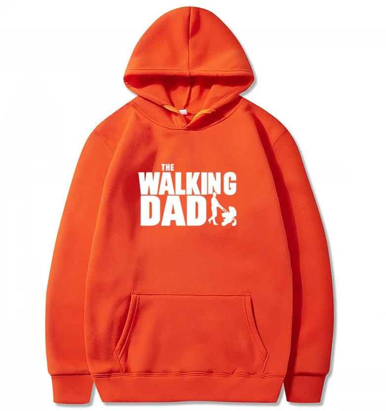 Толстовка ходячий папа мужские топы повседневные хлопковые Кофты на День отца