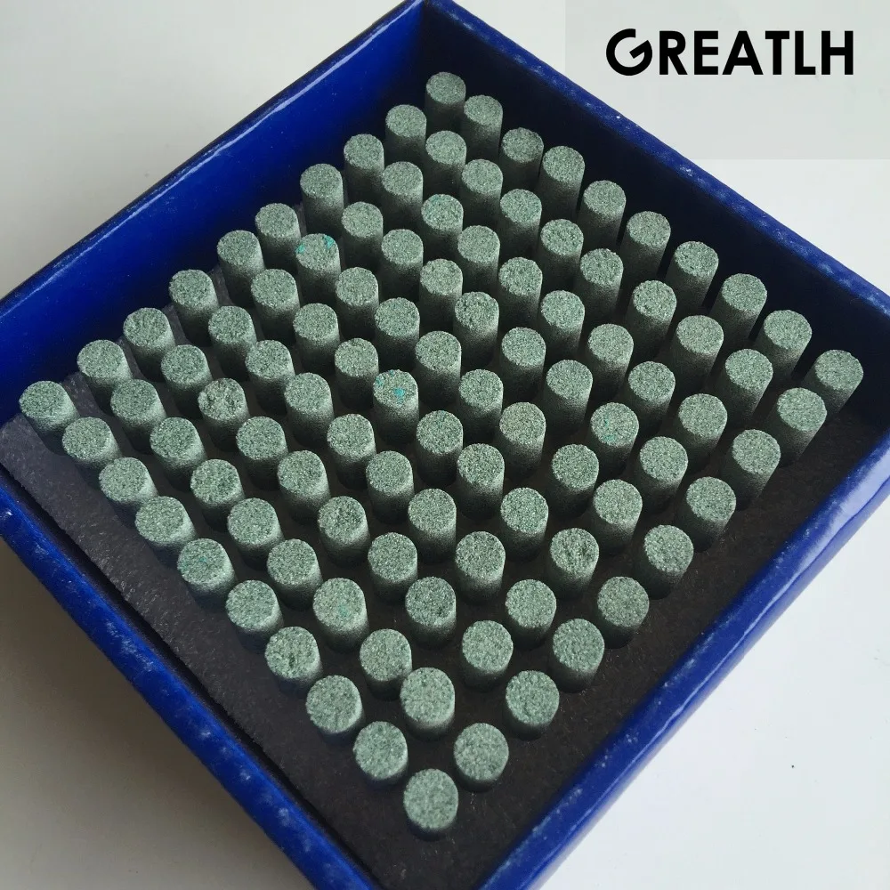 2.35mm Dental FG Burs Polisher Green Gravel Ceramic Coarse Polishing 100pcs/BOX