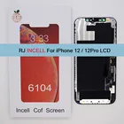 ЖК-экран RJ INCELL для iPhone 12 12 Pro, дигитайзер в сборе, запасные части, 3D сенсорный, высокая яркость, TFT