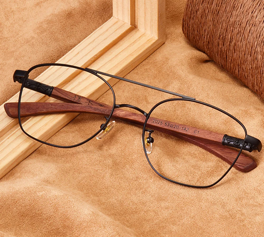 Мужские и женские большие деревянные ретро модные ультралегкие двойные мостовые