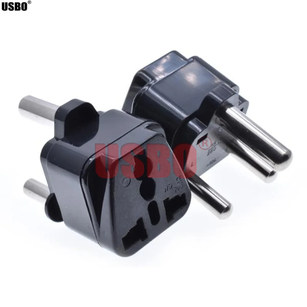 Универсальный дорожный переходник 16A 250 В черный белый для Южной Африки Ганы