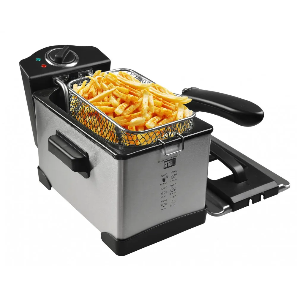 Профессиональная фритюрница GFF M2500 Master Cook съемная чаша 2.5 л. высокая мощность