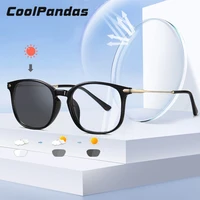 coolpandas retro square photochromic glasses men eyeglasses women eyewear anti blue light glasses for computer blauw licht bril