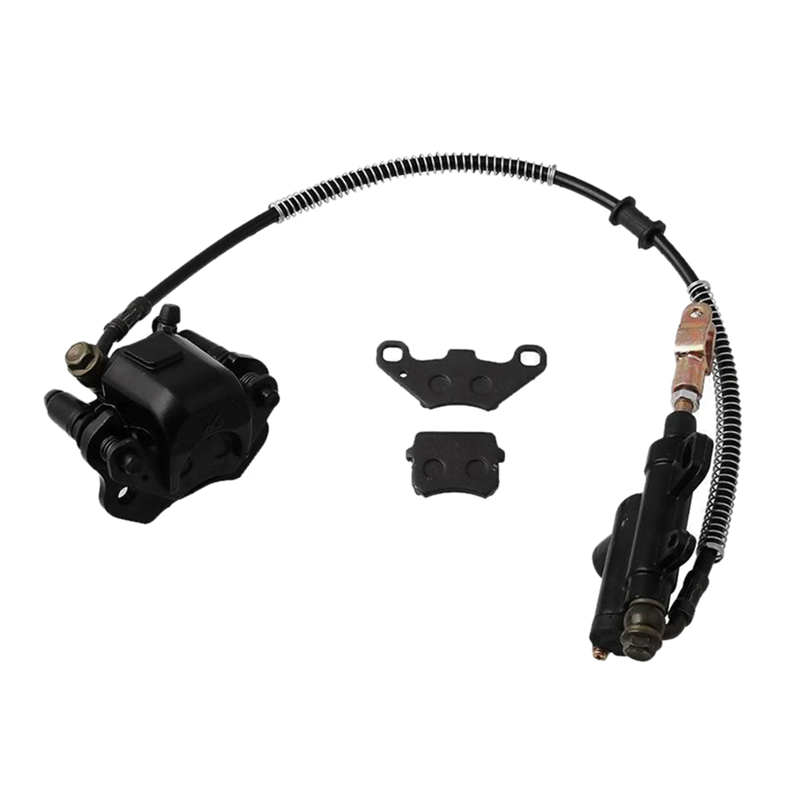 

Rear Brake Master Cylinder Caliper Assy for ATV 50cc-125cc Black Durable