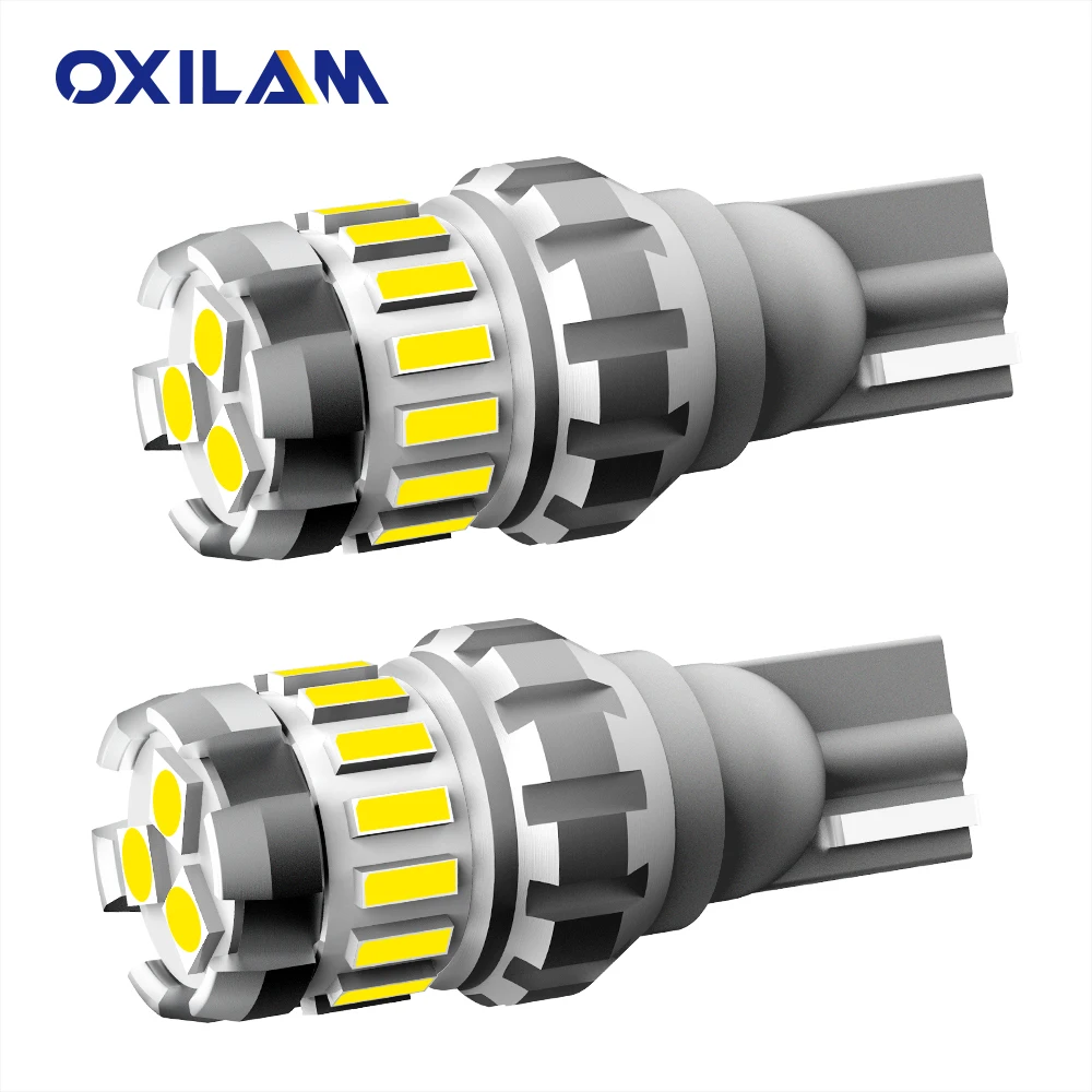 

OXILAM 2Pcs T15 W16W Led Car Bulb Canbus Error Free 4014SMD 3030SMD For Car Backup Lamp Tail Light White 921 LED Bulbs 1200lm