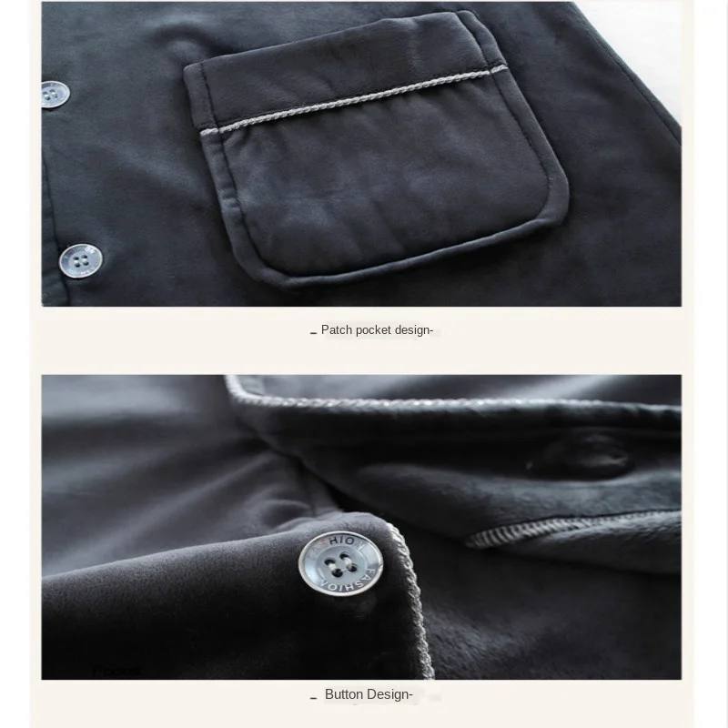 2020 Autumn/winter Pajamas Men's Flannel Korean Version of The Double-layer Thickened Island Fleece Cardigan Home Service Suit