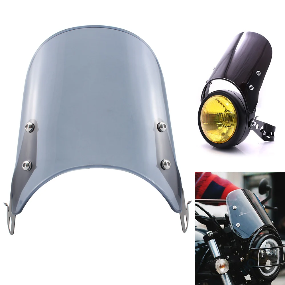 Ветровое стекло 5-7 ''для Honda Yamaha XJR 1300 Suzuki GSX 1400 Royal ветровое для мотоцикла