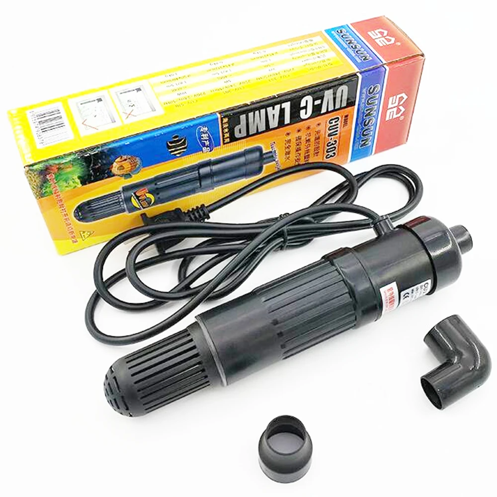 Погружной аквариум с УФ ультрафиолетовым излучением бактерицидная