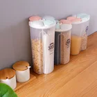Кухонный дозатор зерна, герметичный контейнер для хранения, вращающийся контейнер для сухой пищи, контейнер, емкость для хранения муки