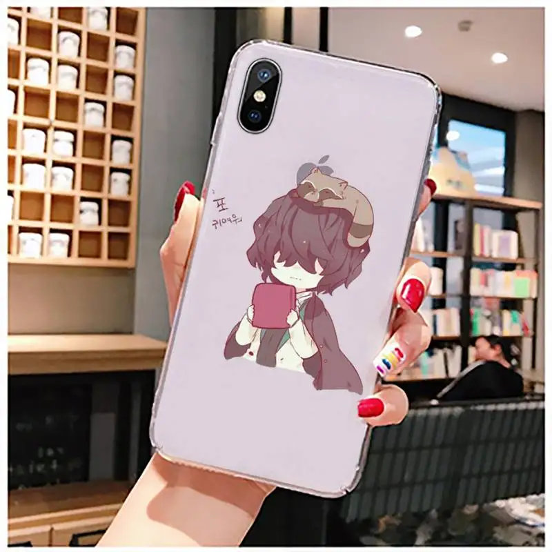 

Anime Bungo Stray Dogs Phone Case Transparent for iPhone 11 12 mini pro XS MAX 8 7 6 6S Plus X 5S SE 2020 XR
