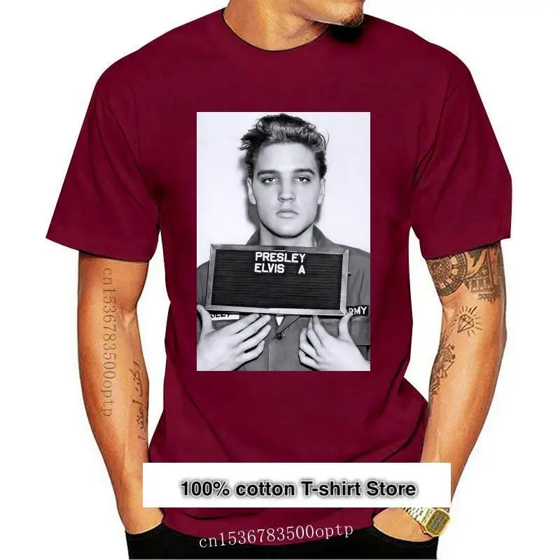 

Nuevo Elvis Aaron Presley foto Rey del Rock 80 'prisión hombres mujeres Unisex camiseta 20 de alta calidad camiseta