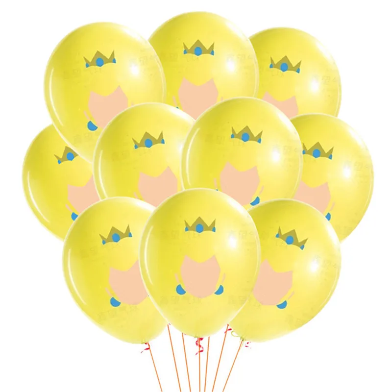 

10pcs/bag 12inch Super-Mario-Latex-Balloon Maker Game Air Globos Baby Shower Kids Birthday Party Decorations Kids Toys