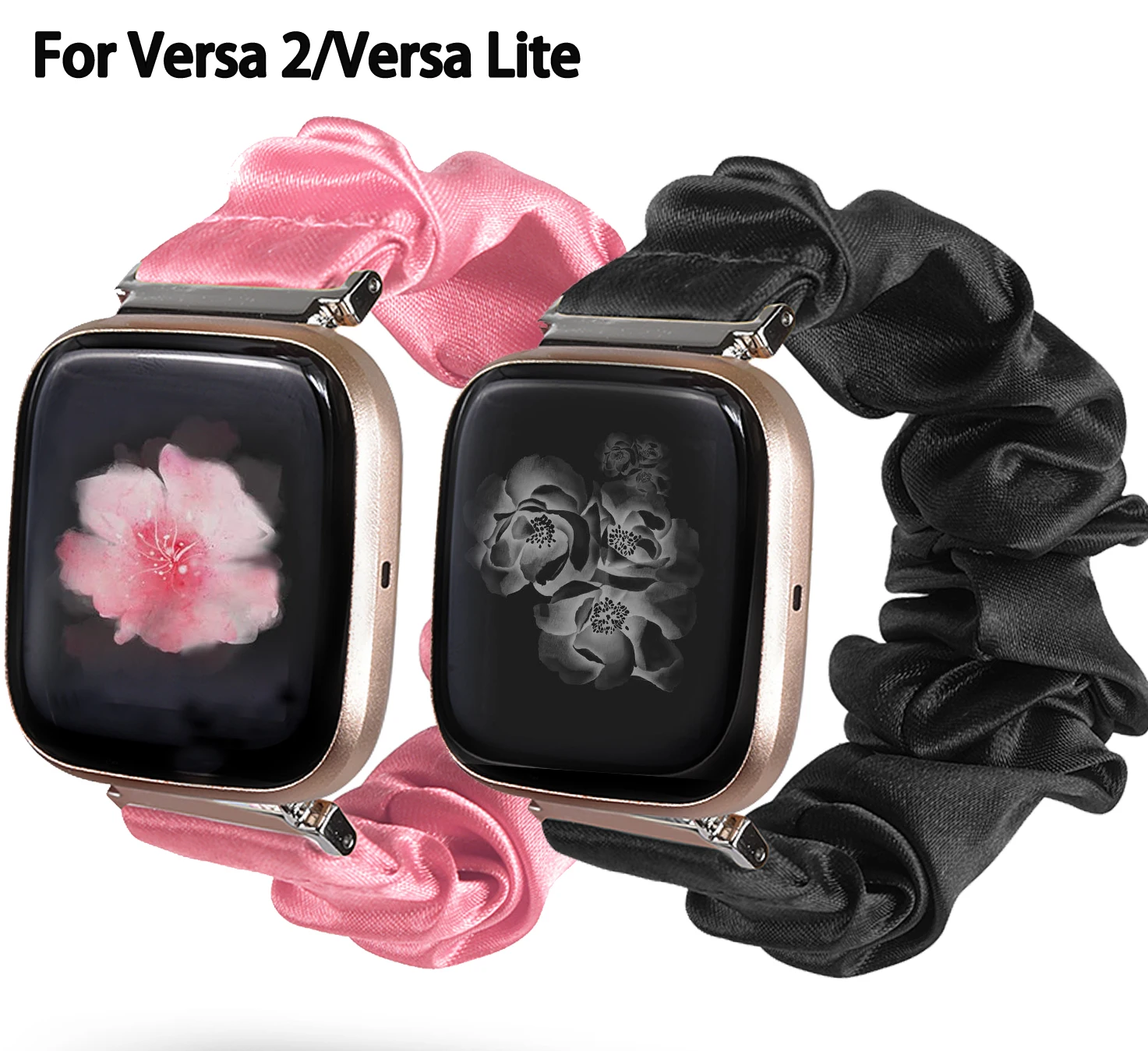 Эластичные тканевые резинки для Fitbit Versa 2/Versa LiteWomen Girl мягкий Тканый резиновый
