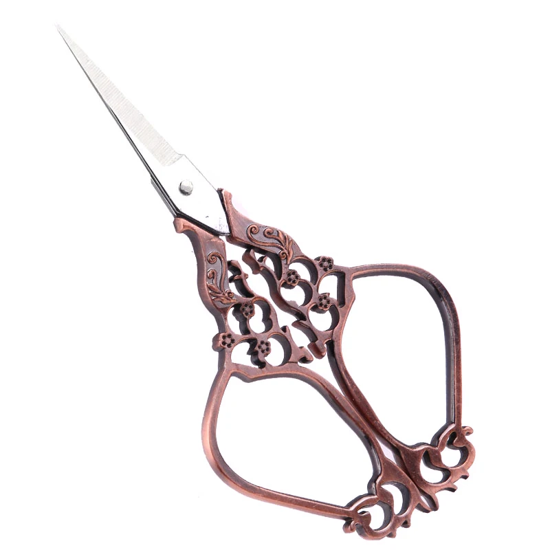 1 шт. Ретро Нержавеющая сталь Вышивка крестом ножницы швейные изысканный и