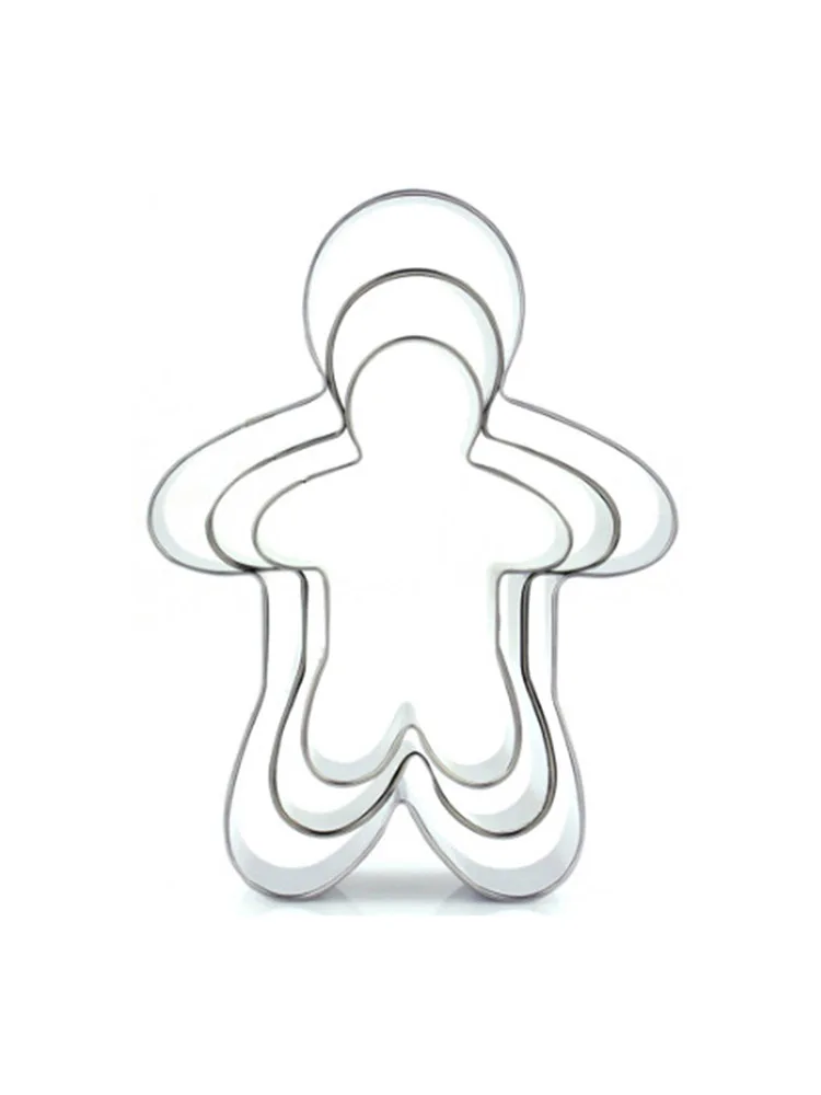 6 шт./партия Нержавеющая сталь печенья DIY пресс форм с шестигранной головкой