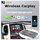 Декодер Беспроводной Apple Carplay для Infiniti 2015-2019 Q50 Q60 QX50 Android авто зеркало WIFI воспроизведение автомобиля Airplay видео