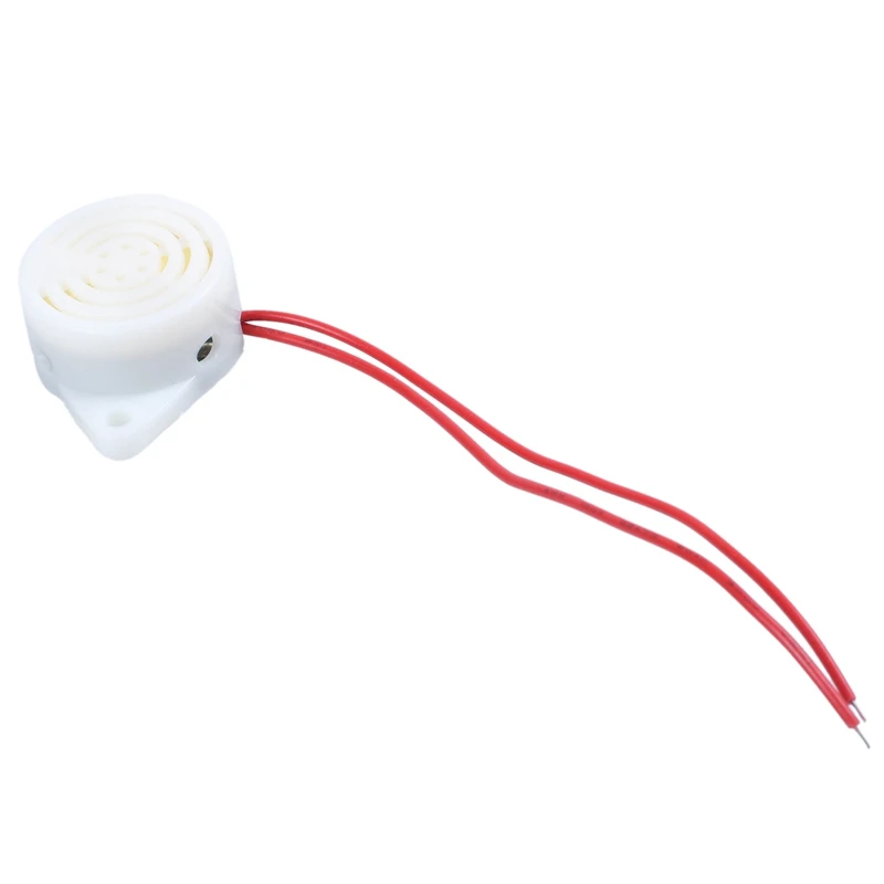 Звуковой сигнал AC 220V зуммер проводной источник питания 2 колеса