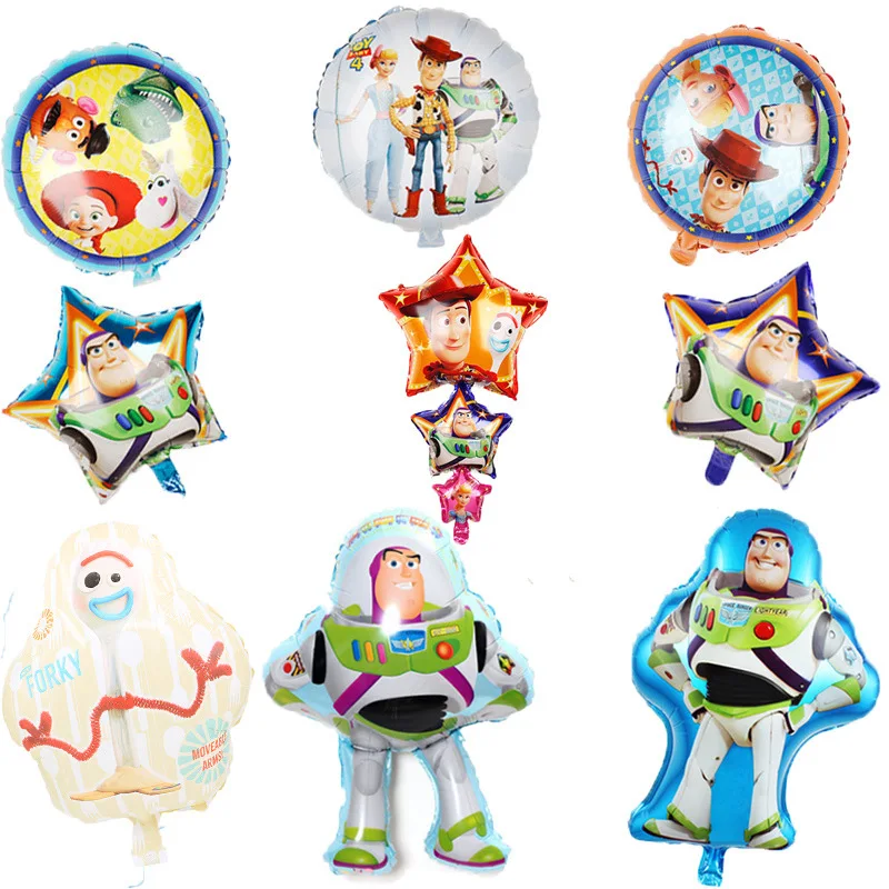 

1pcs Toy Story Balloon 18 inch Cartoon Foil Balloons Woody Buzz Lightyear Birthday Party Decorations Kids Party Supplies Toys