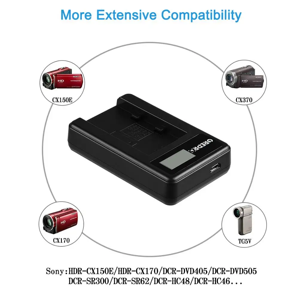 1300 мА/ч NP FV50 Батарея с ЖК дисплей USB NPFV50 Зарядное устройство для SONY HDR CX390 290E PJ510 XR260