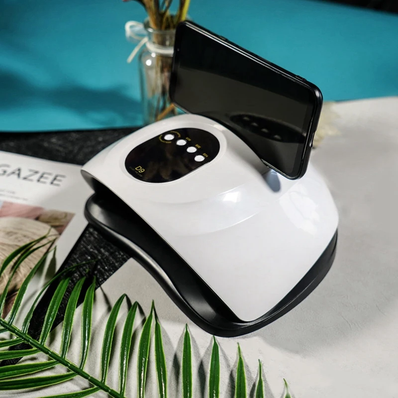 114W UV Led Lamp Phototherapy Nail Dryer with Auto Sensor for Fingernail and Toenail | Красота и здоровье