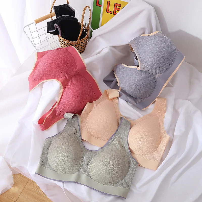 

Push Up Bra Underwear Women Bras For Women Seamless Lace Bh Sexy Latex Bralette Wireless Brassiere Padded Breathable Brasier