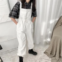 ladies with straight pants spring and autumn new casual loose large size korean nine minutes with overalls