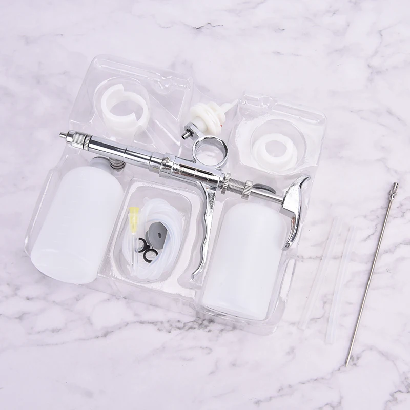 

2/5ML Automatic Livestock Continuous Syringe Veterinary Equipment With Bottles Vaccination Metal Multifunction Farm