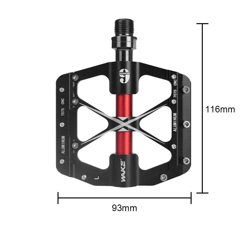 

1 Pair Mountain Non-Slip Bike Pedals Cycling MTB Ultralight Alloy 3 Sealed Bearings Flat Footboard MTB Fixie Bikes Accessories
