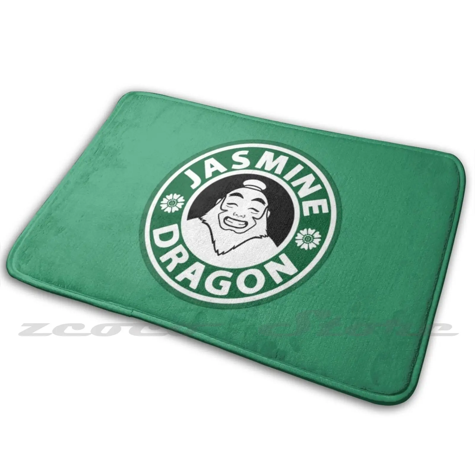 Жасмин драконом Коврик придверный нескользящая Мягкая поглощение воды ковер об