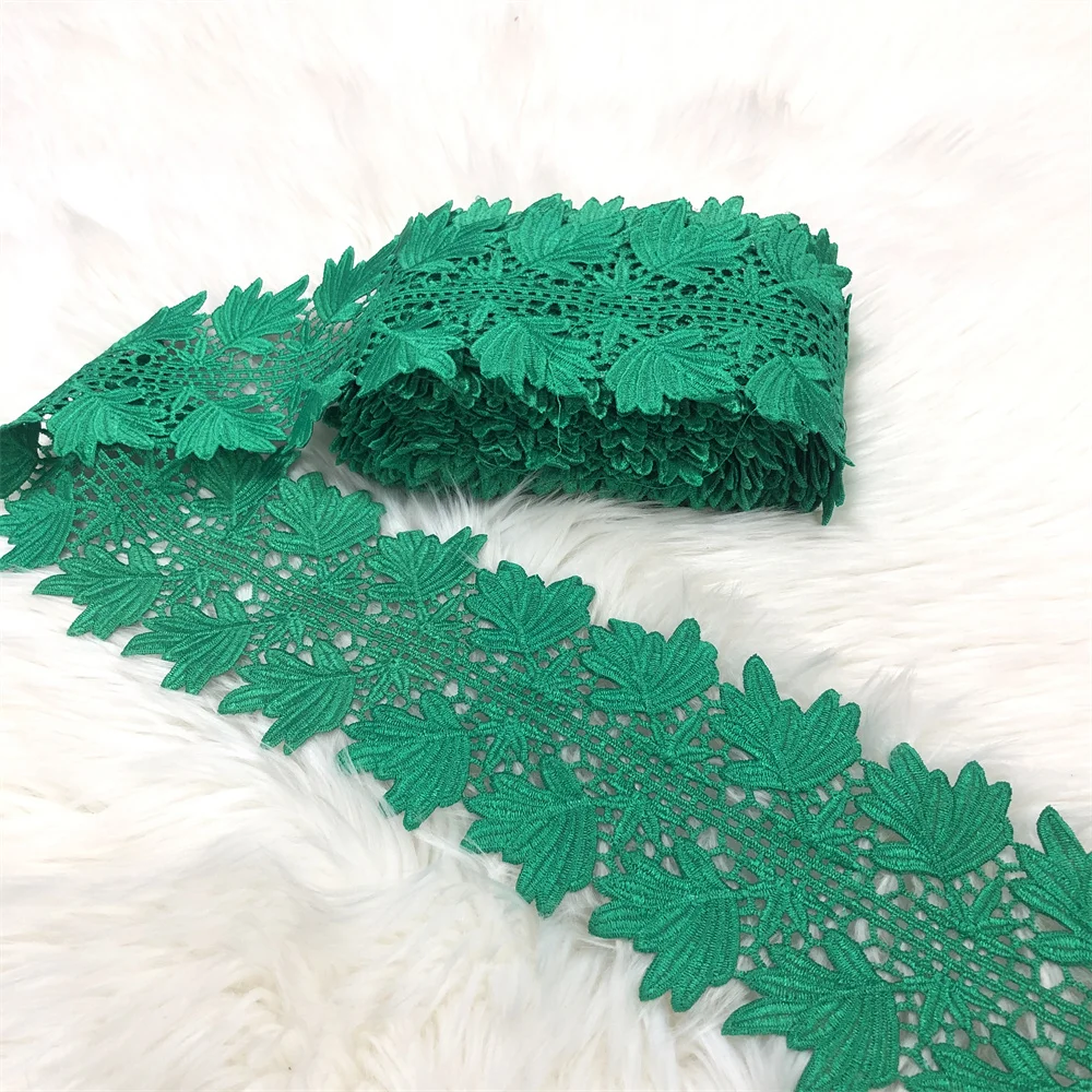 10yards Lace Ribbon Trims Garniture Cloth Accessories Trim Embroidered For Sewing Decoration African Fabric DIY Material - купить по