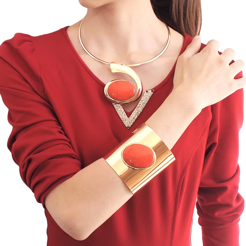 Женский комплект из Колье и ожерелья